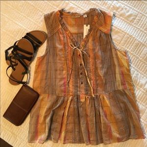 Anthropologie top size 6